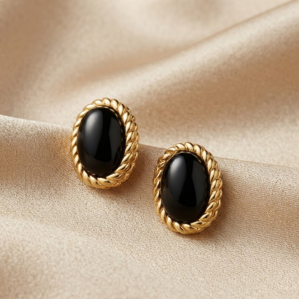 Boucles d’oreilles Statiana Onyx
