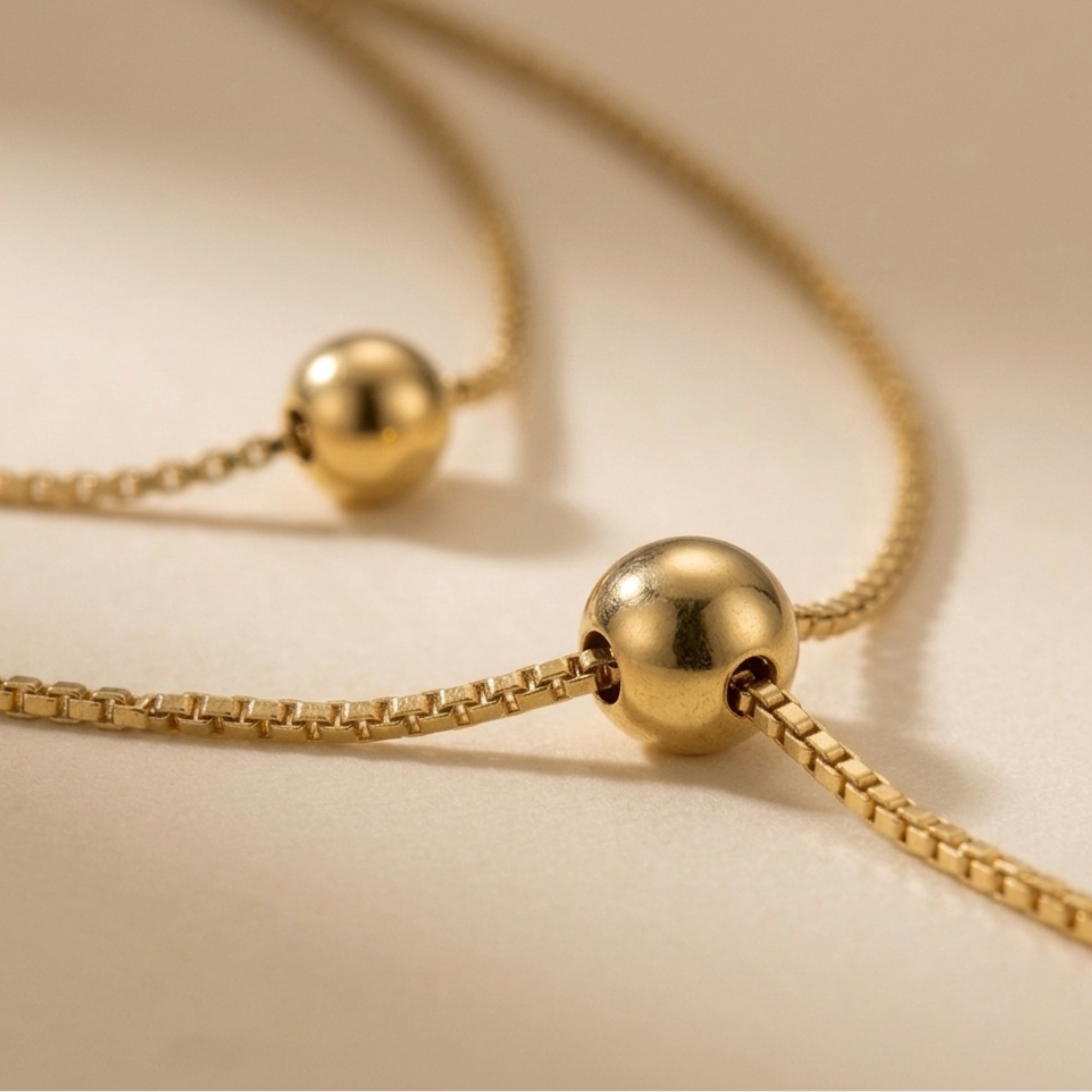 Marcelline Dangle Bead Necklace