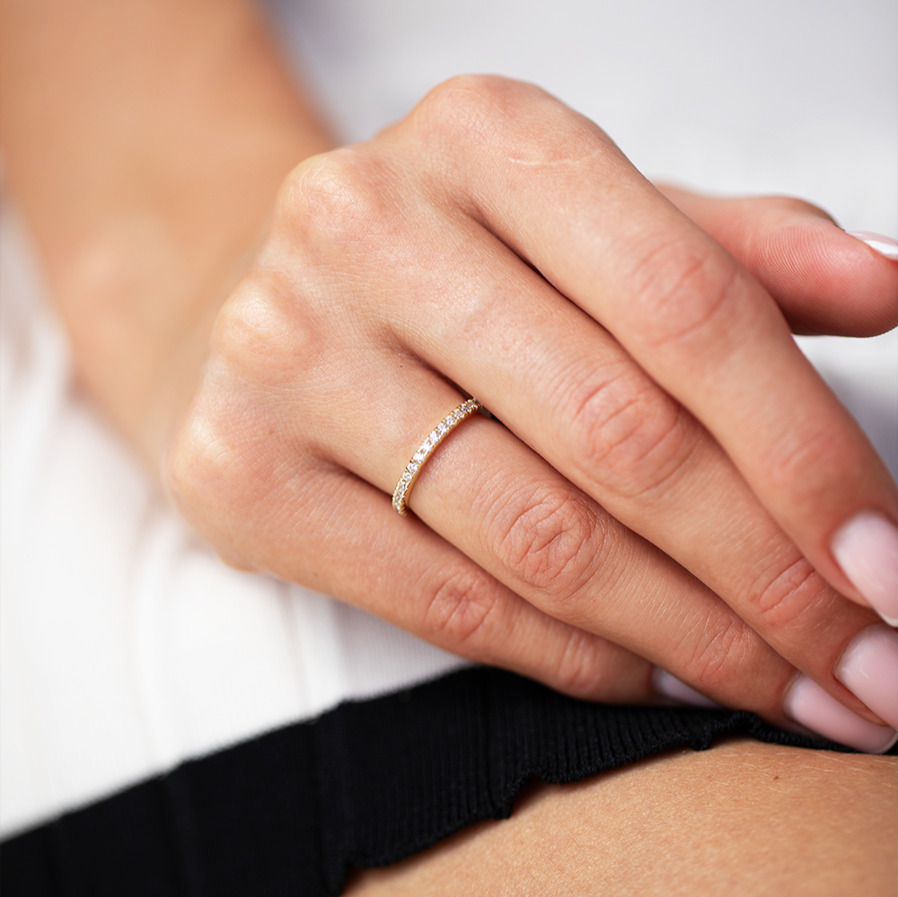 Eternal Radiance Sterling Silver Ring