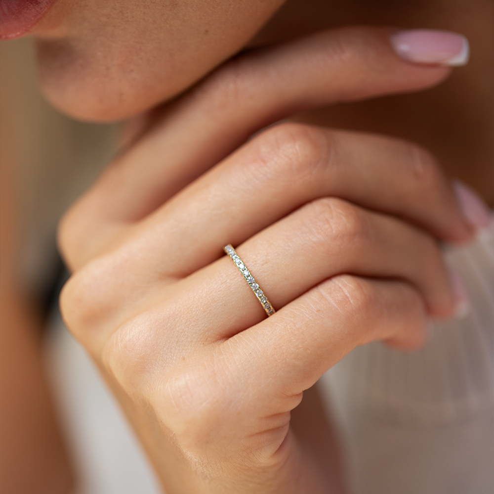 Eternal Radiance Sterling Silver Ring