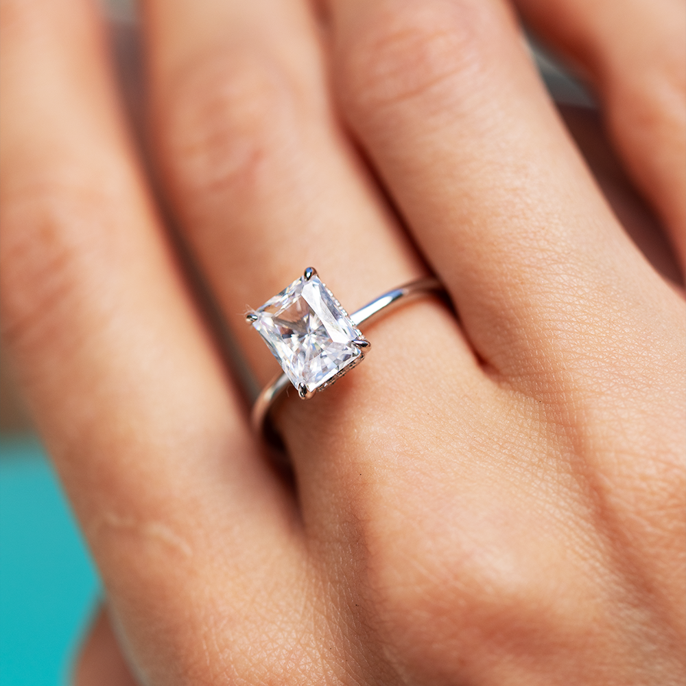 Luminous Promise Moissanite Ring