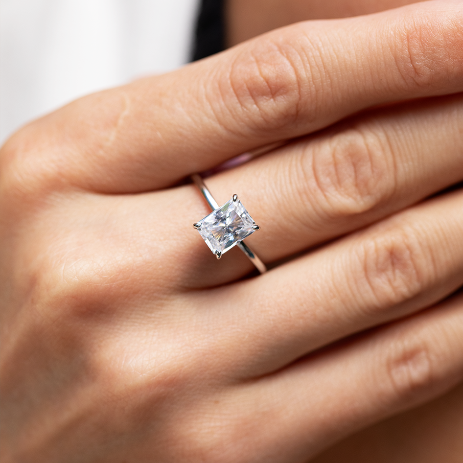 Luminous Promise Moissanite Ring
