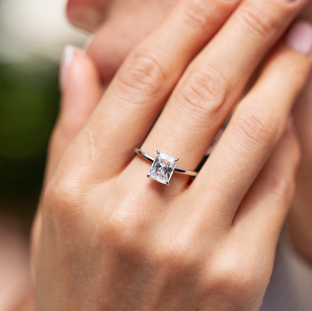 Luminous Promise Moissanite Ring