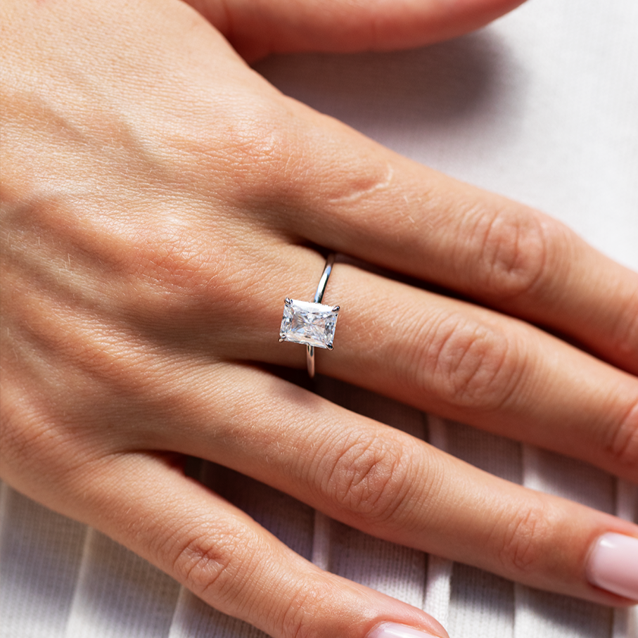 Luminous Promise Moissanite Ring