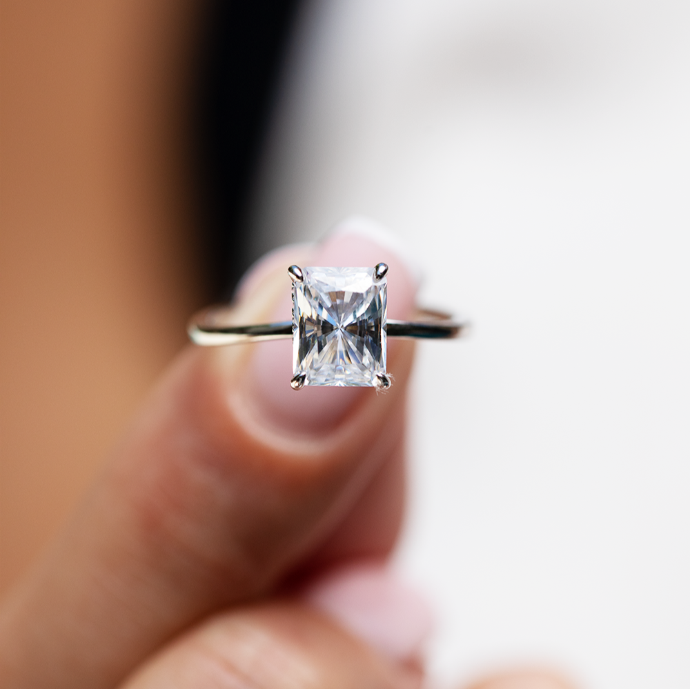Luminous Promise Moissanite Ring