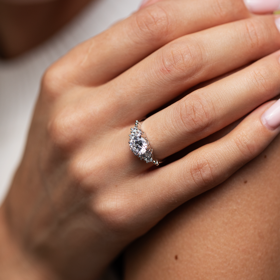 Marcella Moissanite Ring