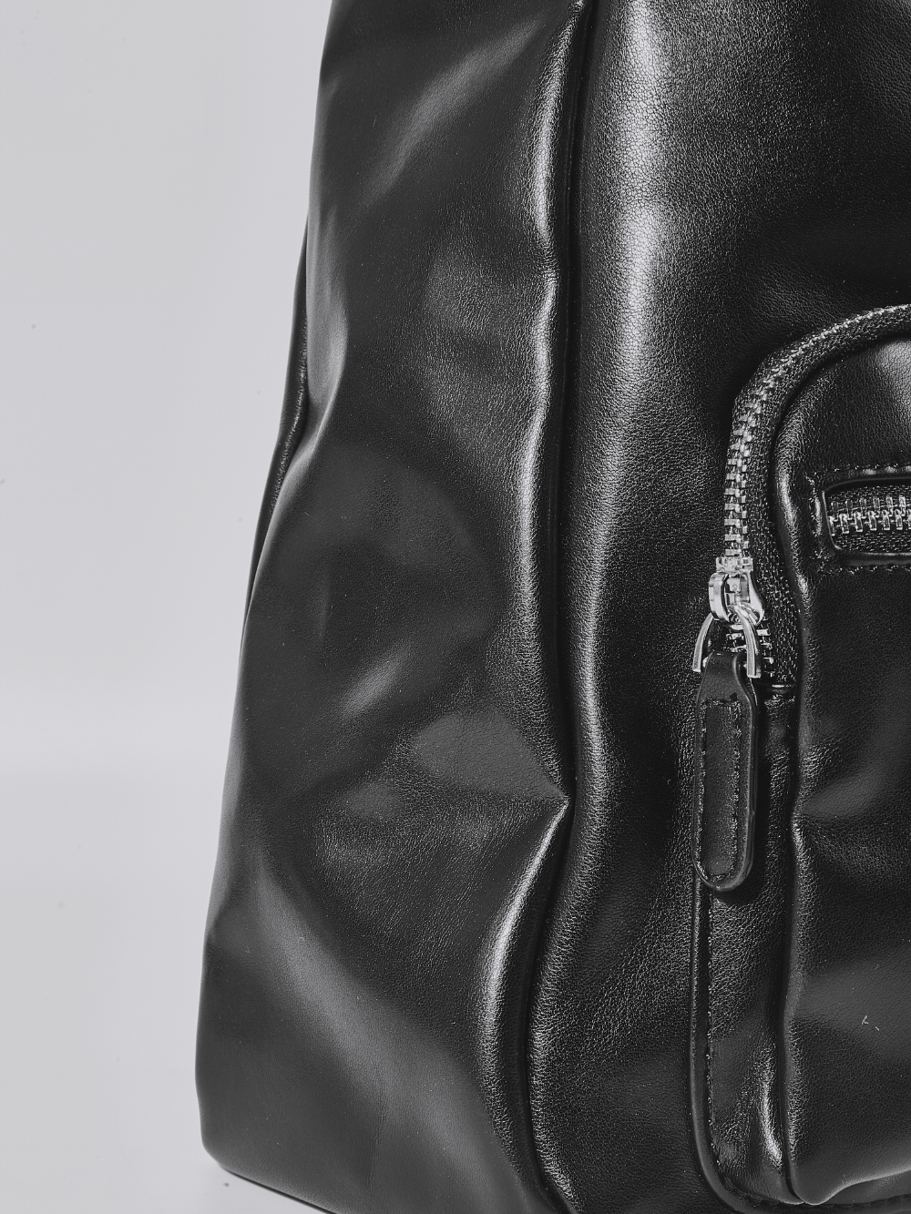 Claire Pocket Vegan Leather Shoulder Bag