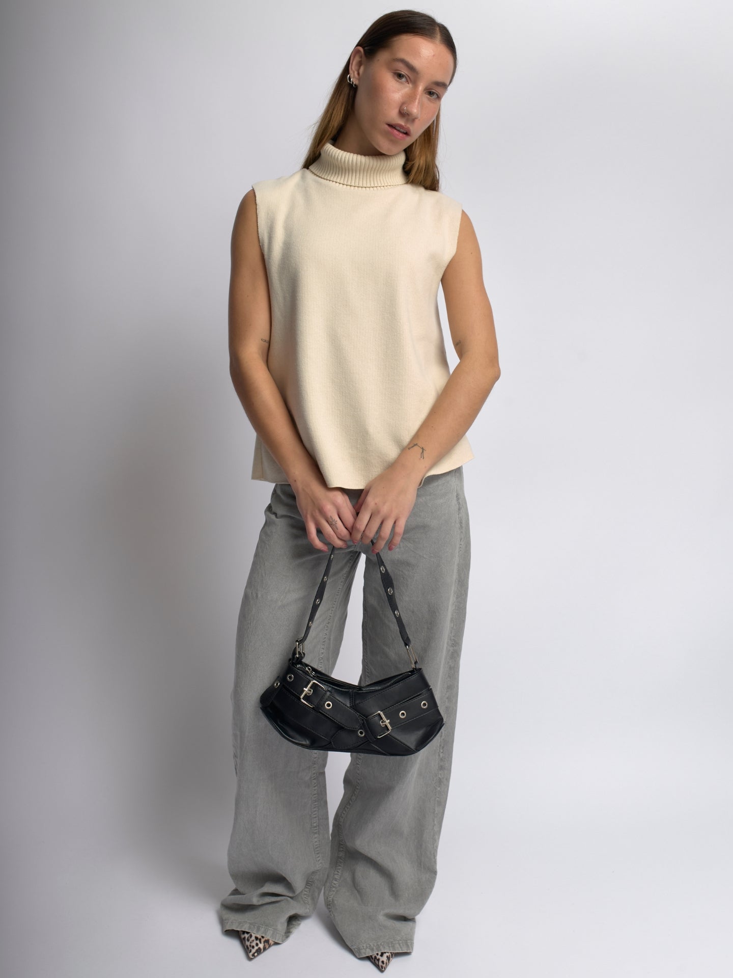 Mini Strap Chic Leather Shoulder Bag