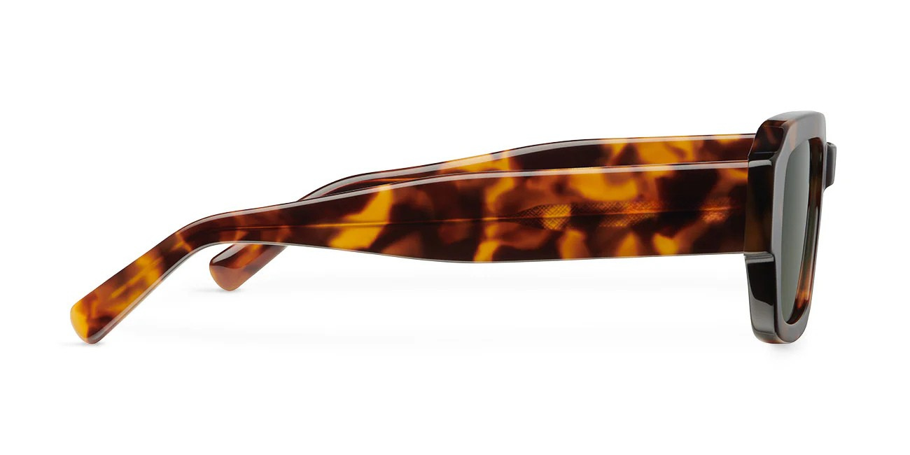 Vintage Charm Square Bio-Acetate Sunglasses