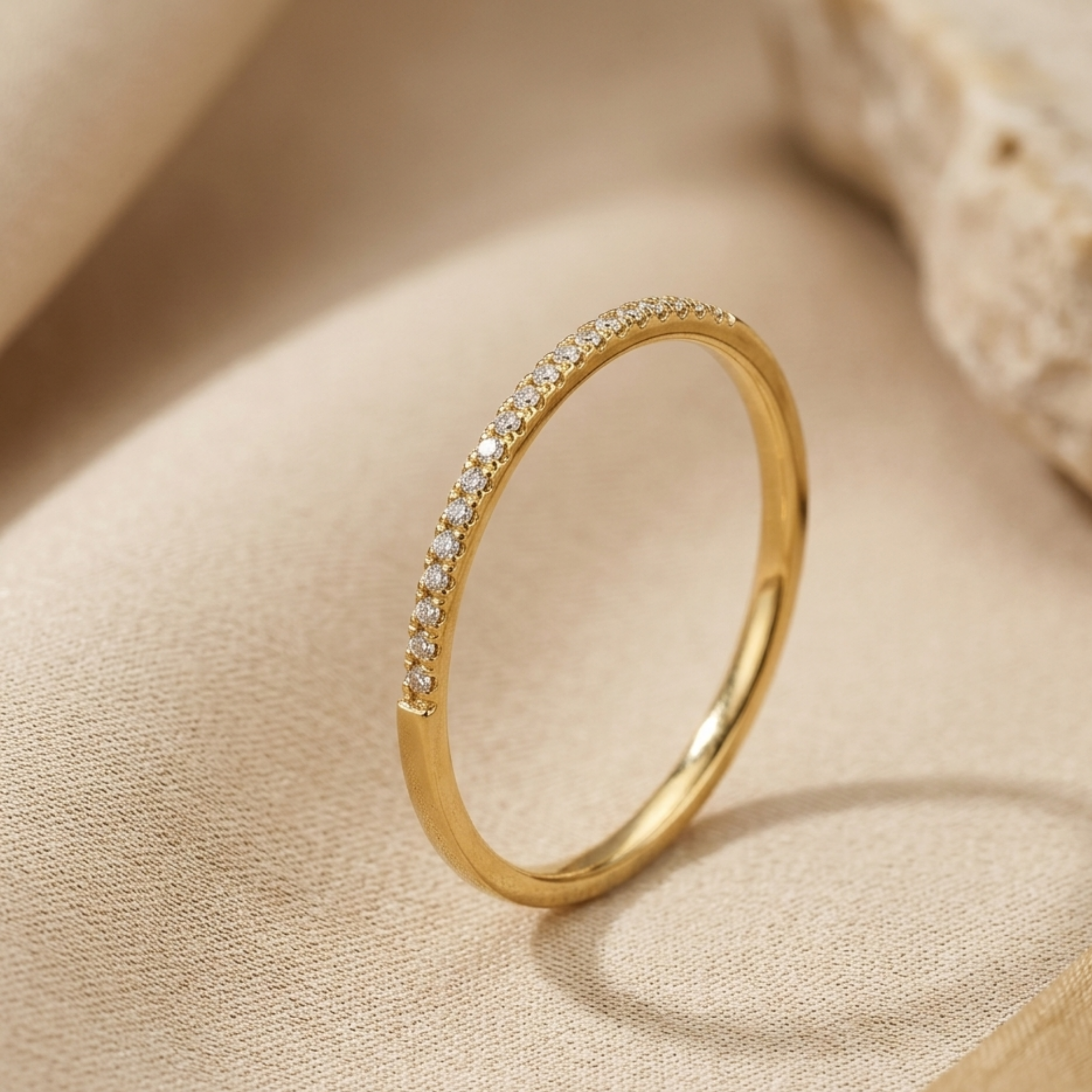 Zoe Glittering Horizon Ring
