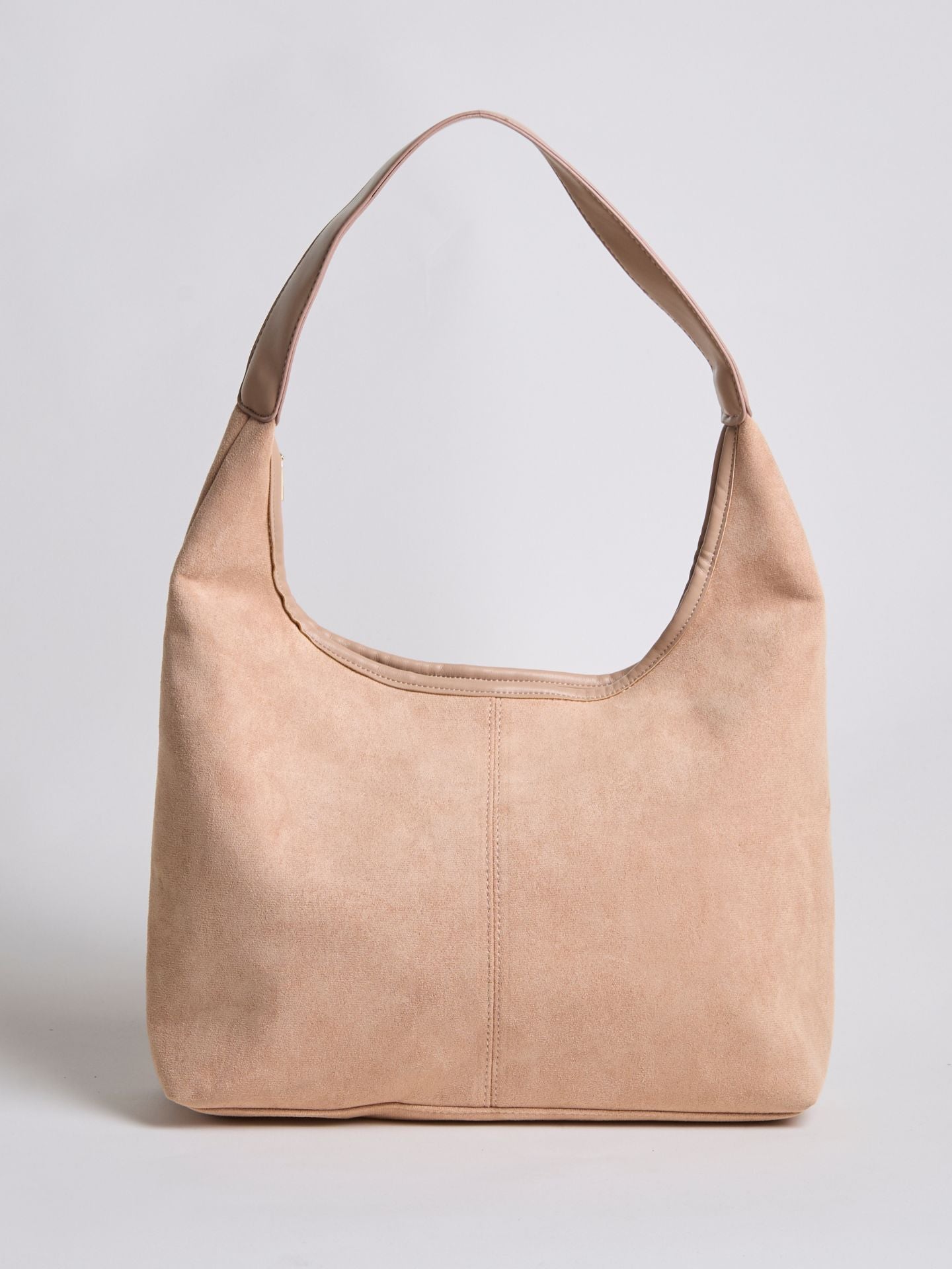 Elegant Vegan Leather Half-Moon Tote