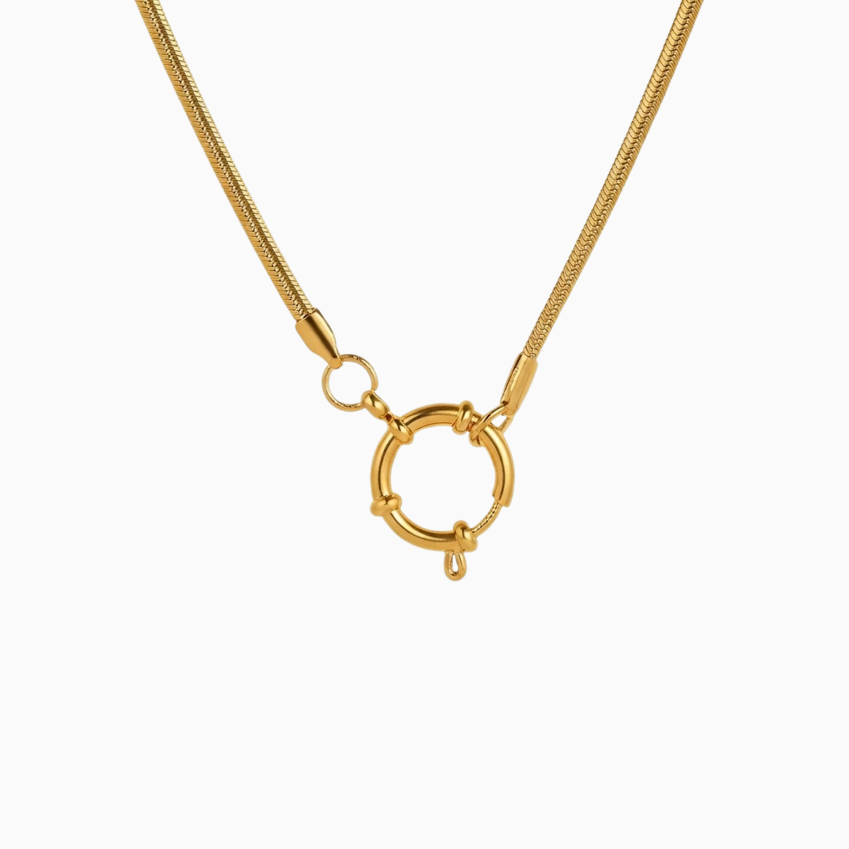Chains - Gold Snake Chain Necklace