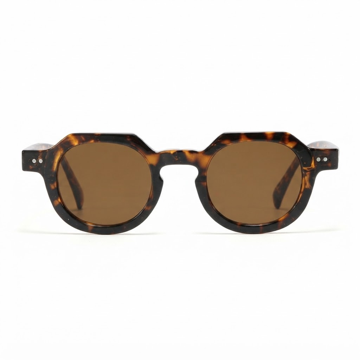 Lunettes de soleil polarisées géométriques de minuit