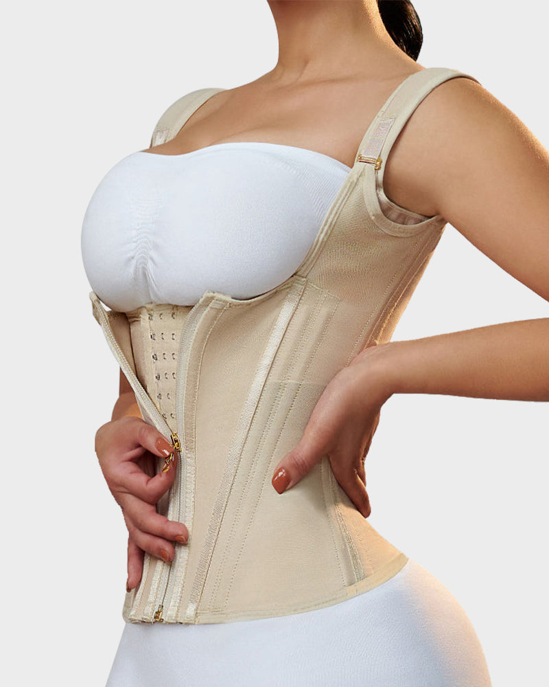 Double Waistband Corset Vest
