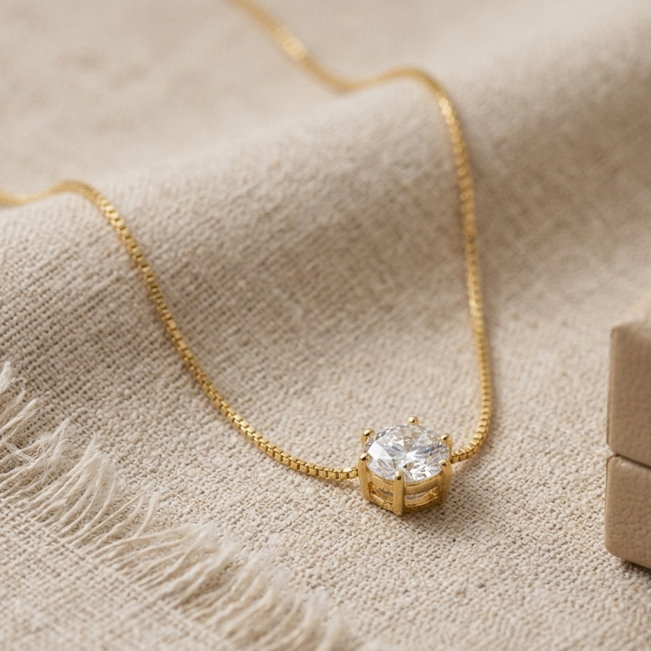 Nova Shine Solitaire Necklace