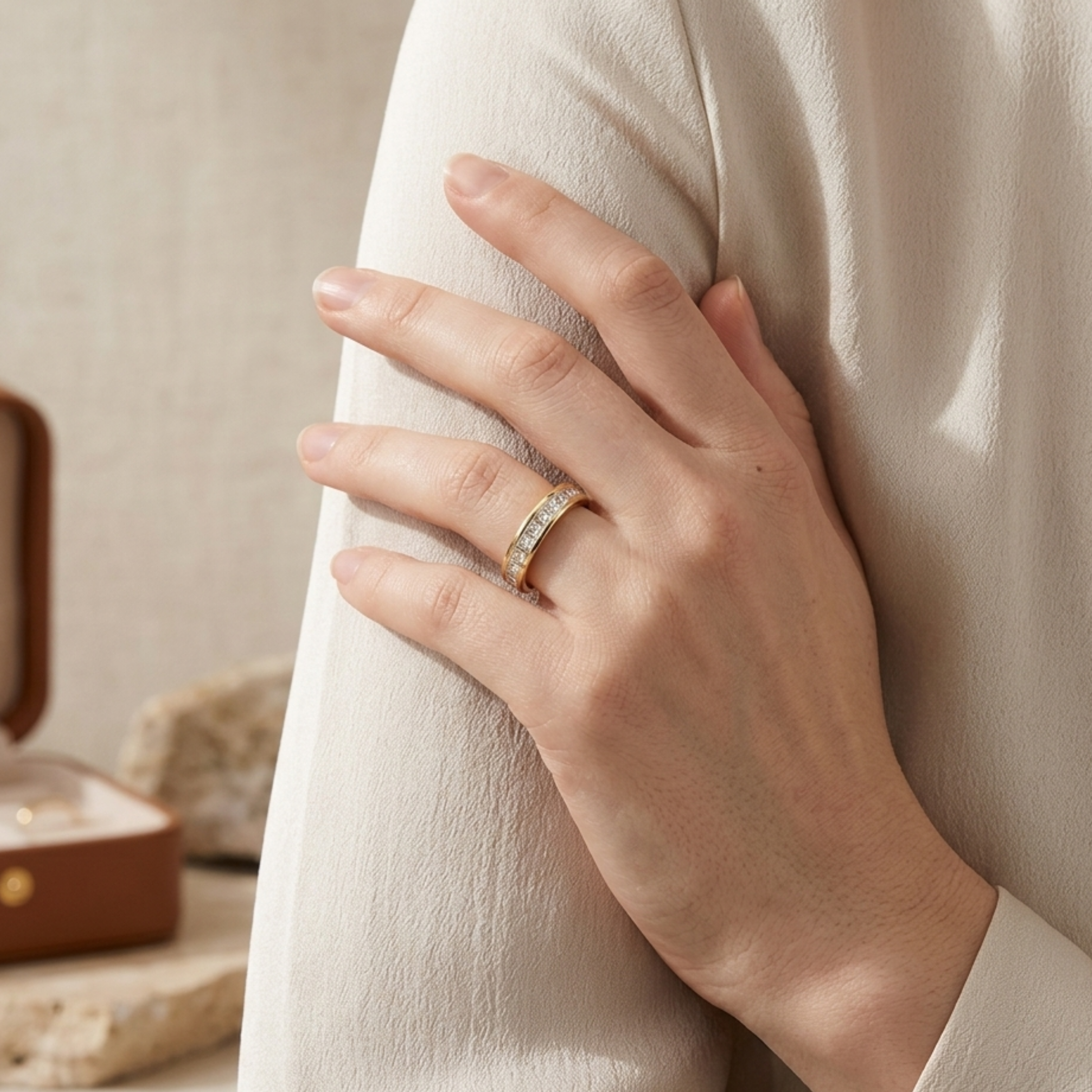 Katarina Radiance Crystal Band Ring
