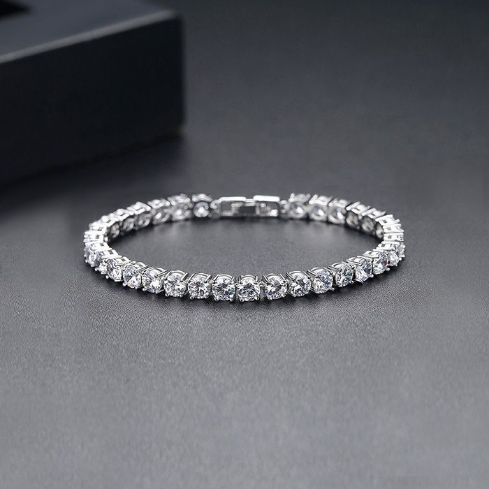 Radiant Elegance Cubic Zirconia Tennis Bracelet
