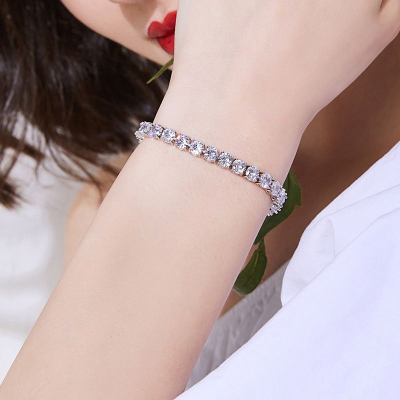 Radiant Elegance Cubic Zirconia Tennis Bracelet