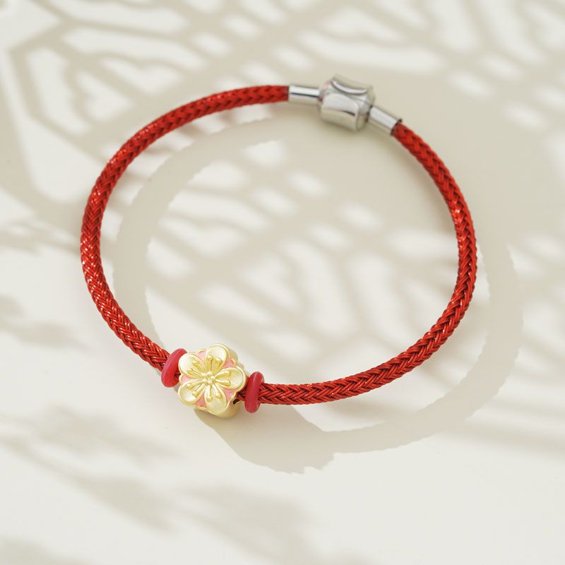 Radiant Red Stainless Steel Bracelet