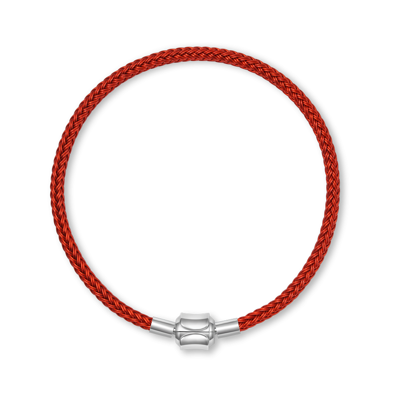 Radiant Red Stainless Steel Bracelet