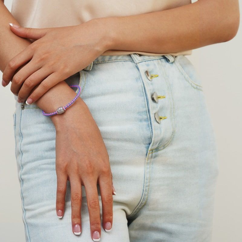 Ocean Blush Stainless Steel Bracelet