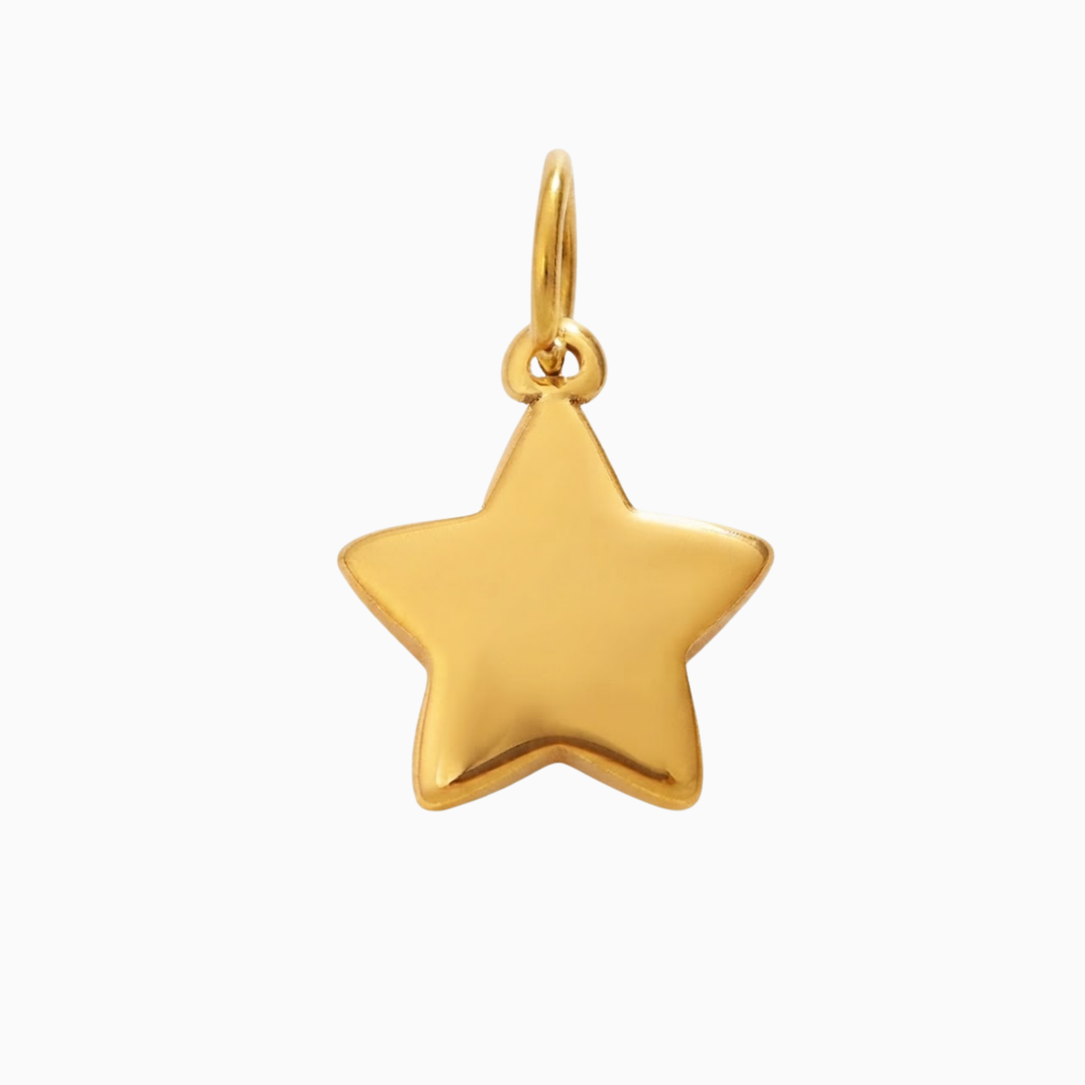 Charms - Gold Classic Star Pendant