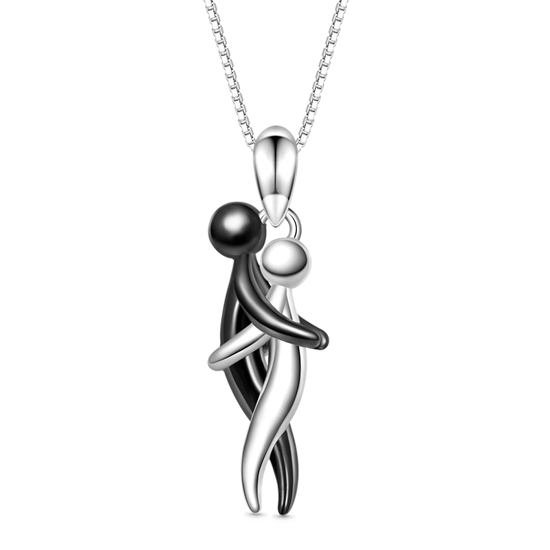 Eternal Embrace Sterling Silver Necklace