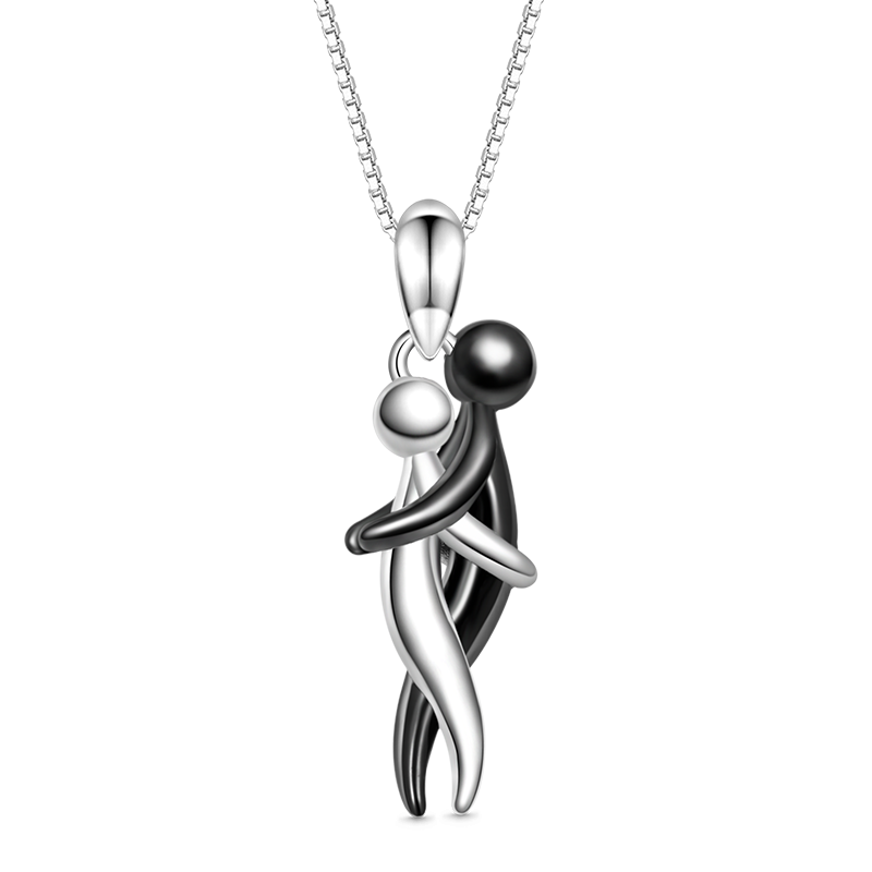 Eternal Embrace Sterling Silver Necklace