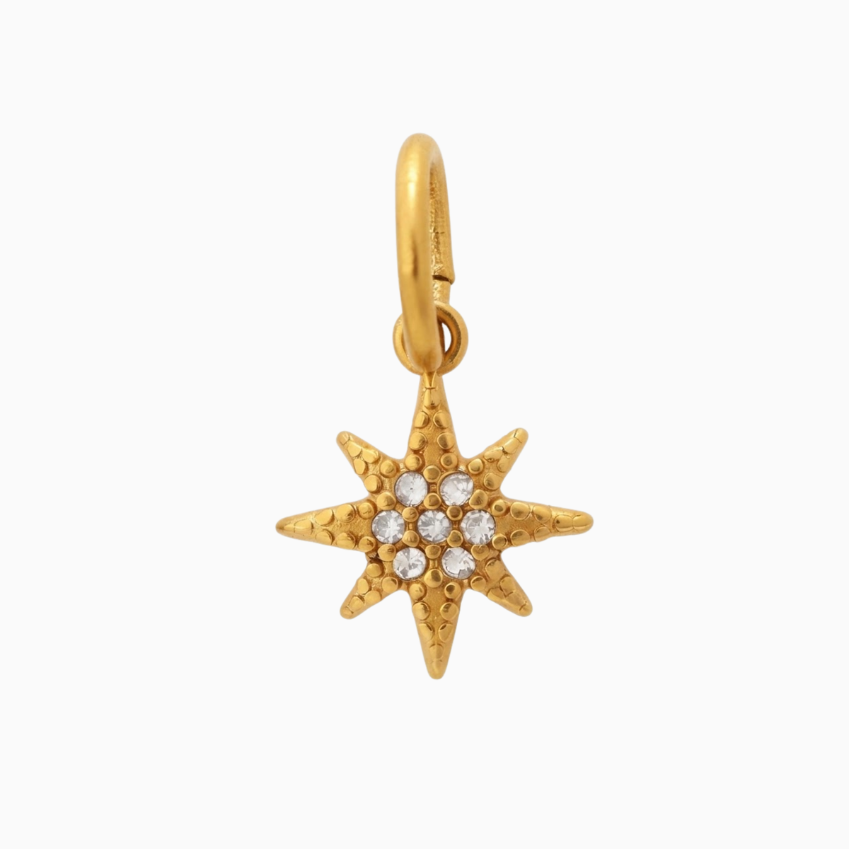 Charms - Gold Celestial Star Pendant