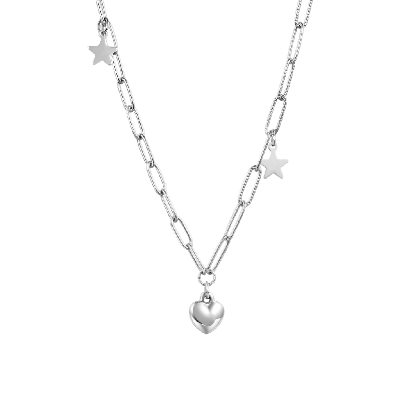 Celestial Heart Sterling Silver Necklace