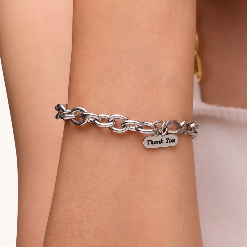Timeless Unity Spliced Link Chain Bracelet