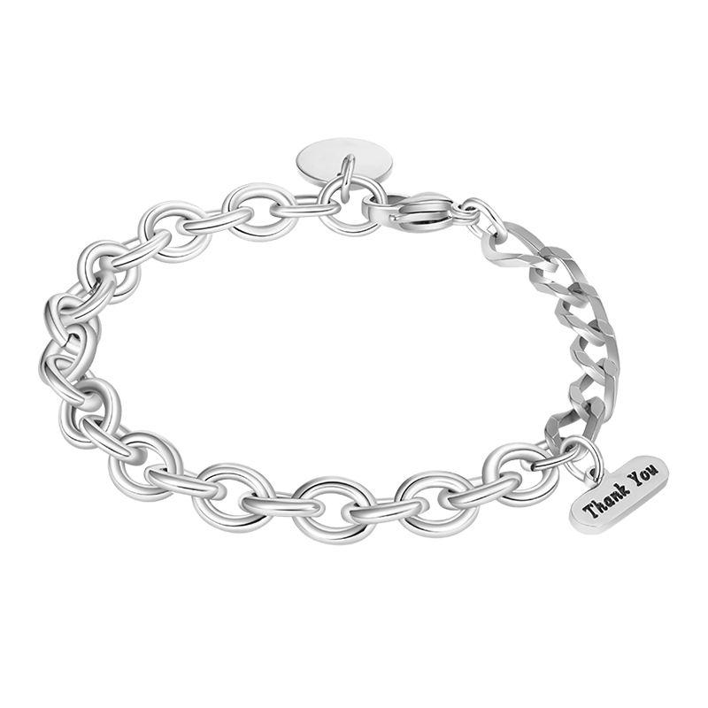 Timeless Unity Spliced Link Chain Bracelet