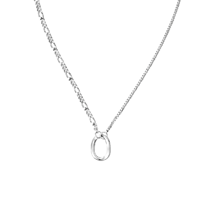 Eternal Elegance Asymmetric Oval Link Necklace