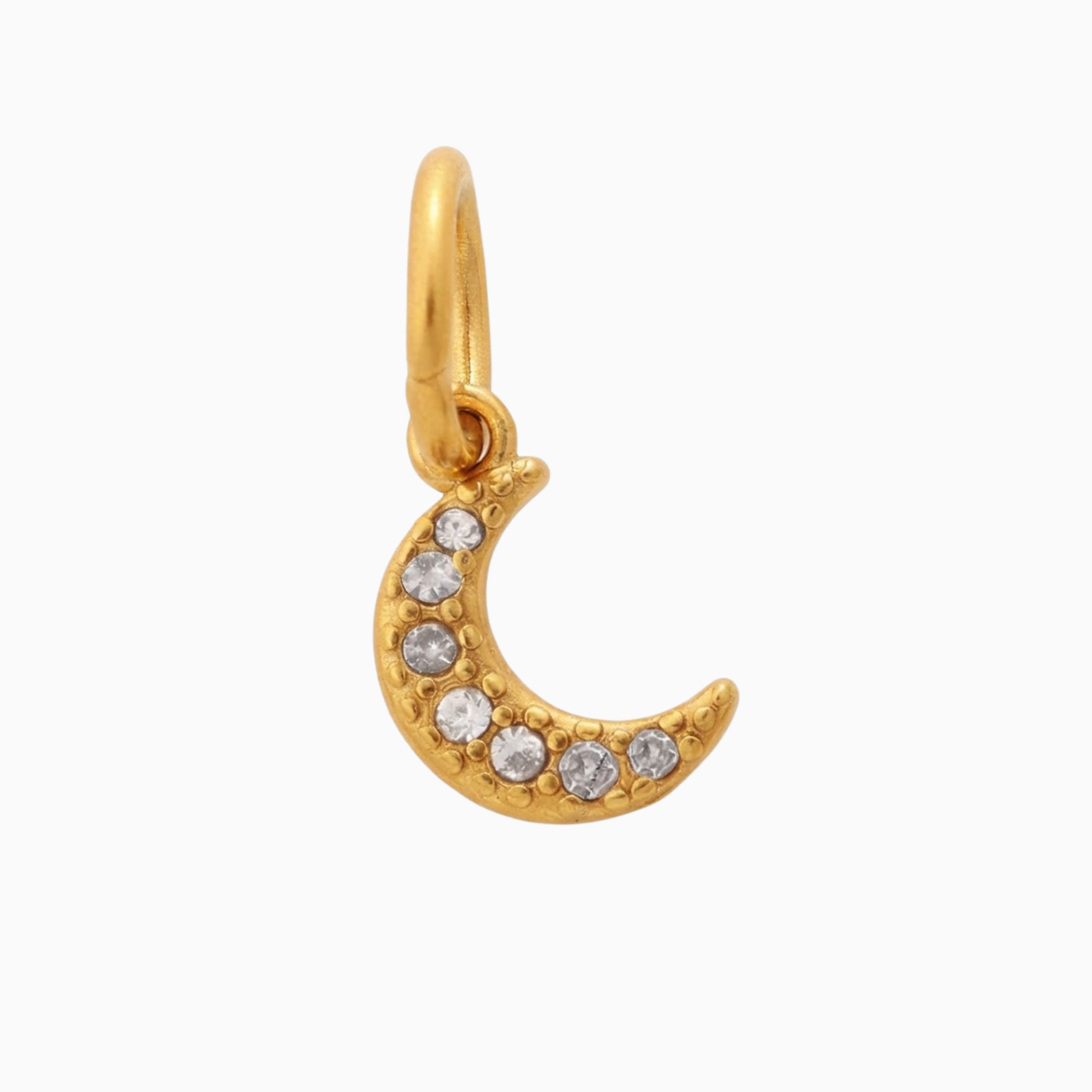Breloques - Pendentif éclat lunaire en or
