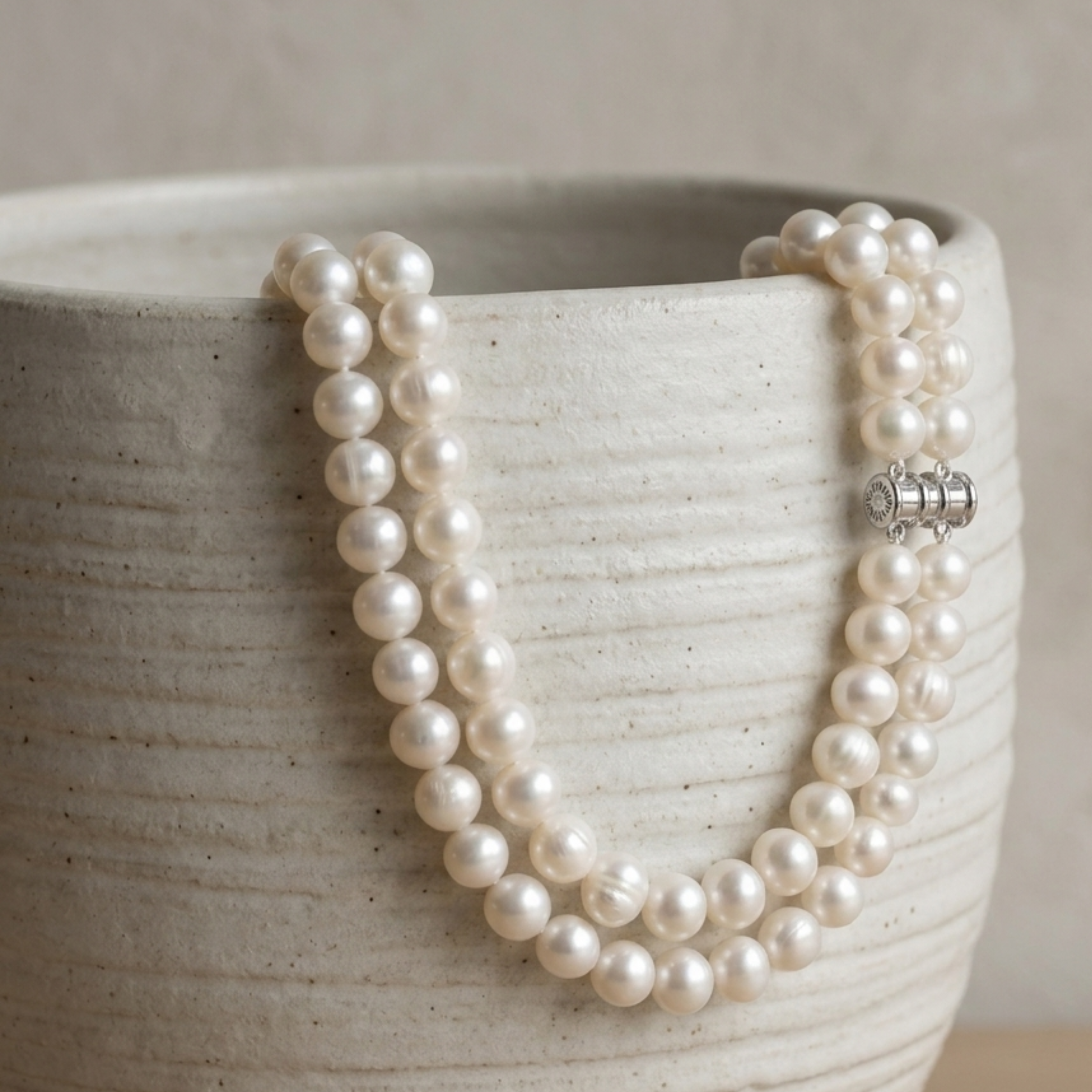 Abegaile Twin Pearl Necklace