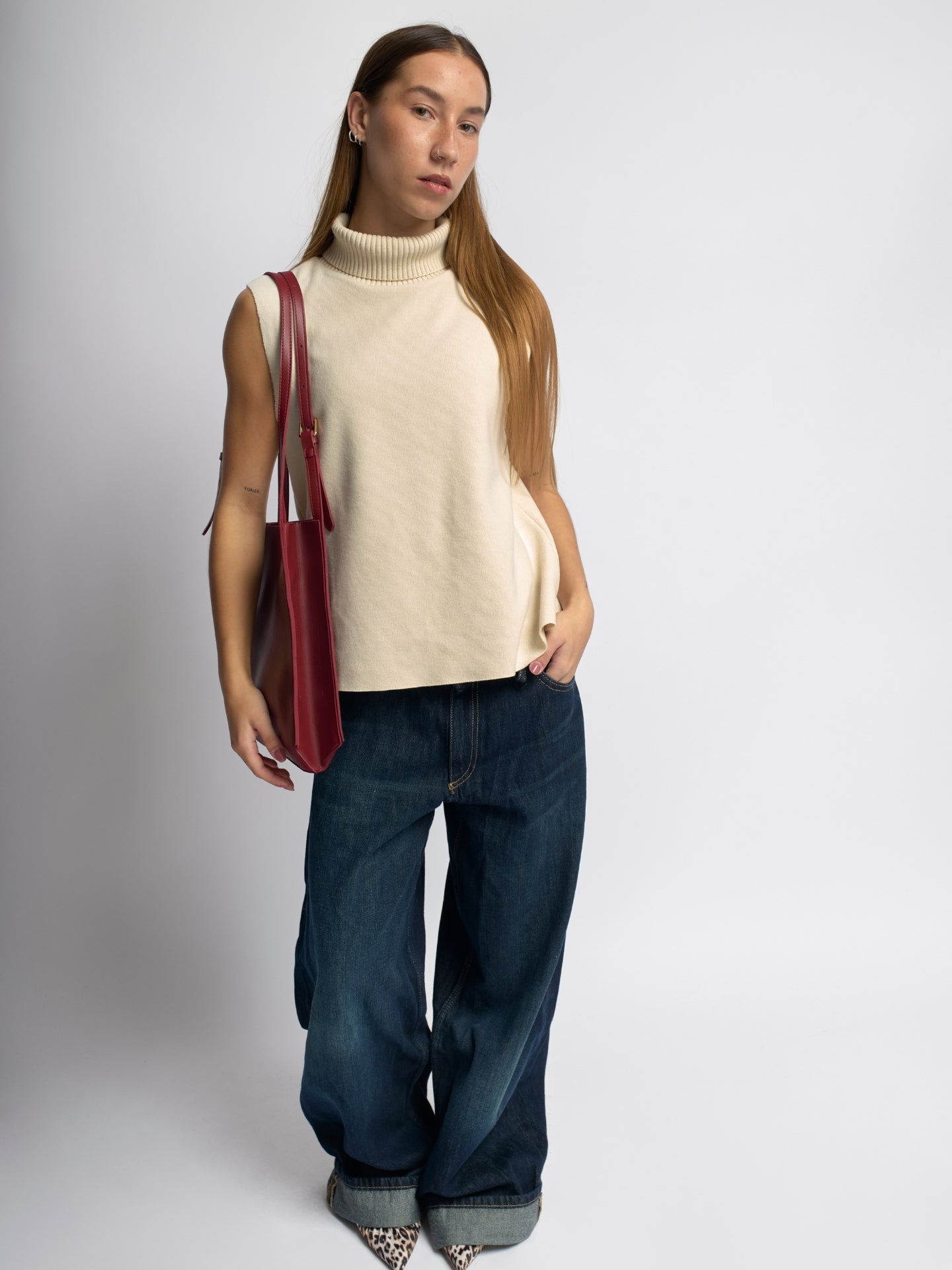 Arya Daily Chic Vegan Leather Shoulder Bag