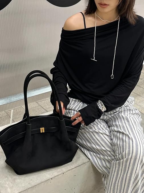 Allure Maxi Suede Tote Bag