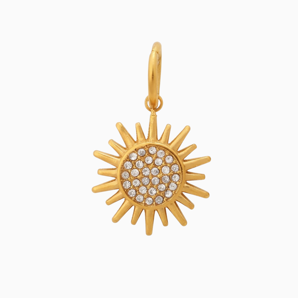 Breloques - Pendentif rayon de soleil en or