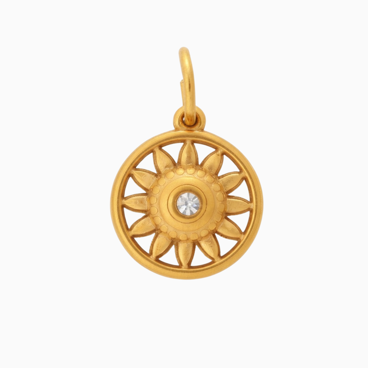 Breloques - Pendentif éruption solaire en or