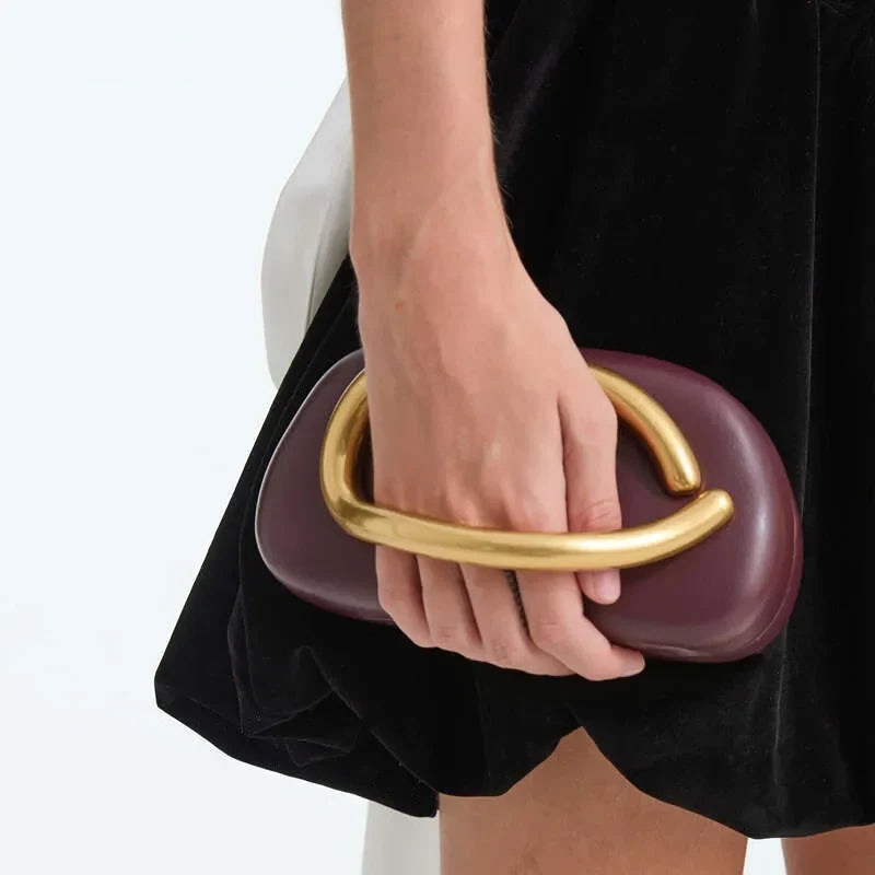 Mother-of-Pearl Box Clutch
