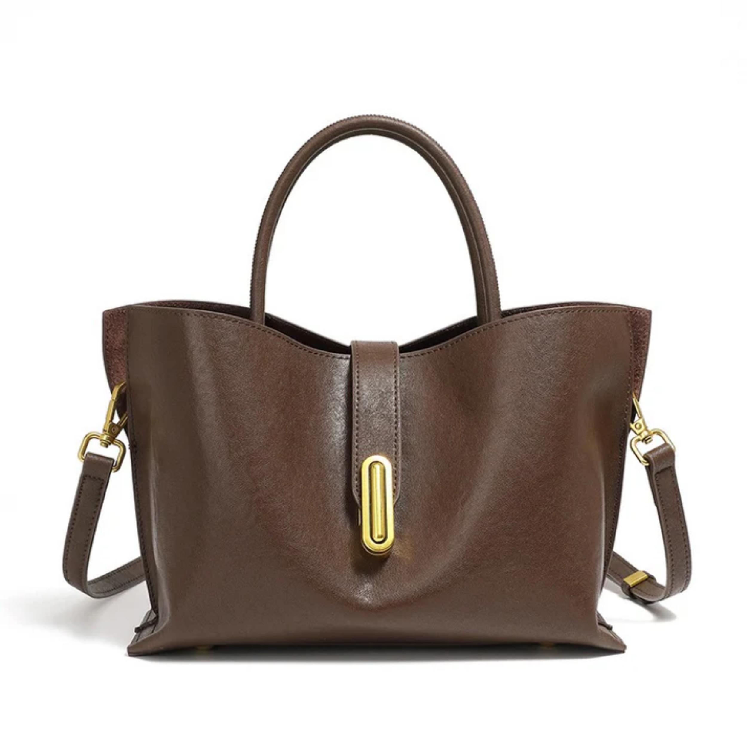 Fraulein Genuine Cowhide Crossbody Tote Bag