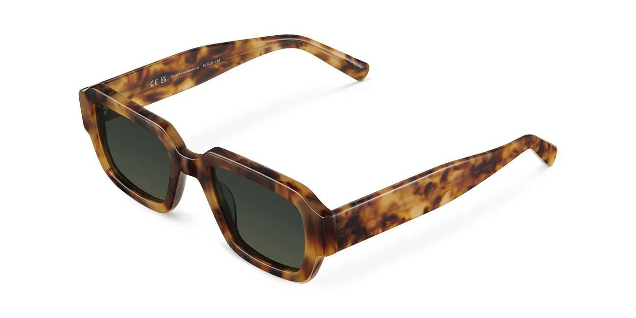 Vintage Charm Square Bio-Acetate Sunglasses