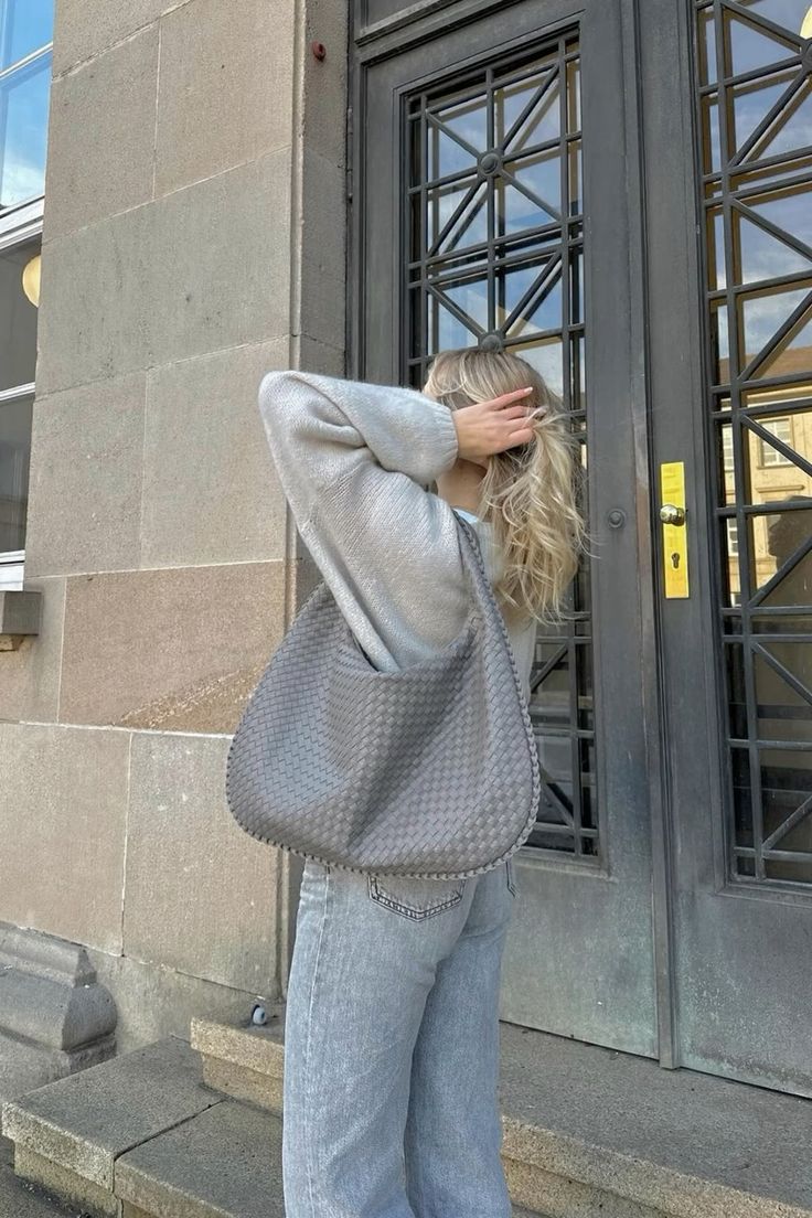 Aurelle Luxe Woven Handbag