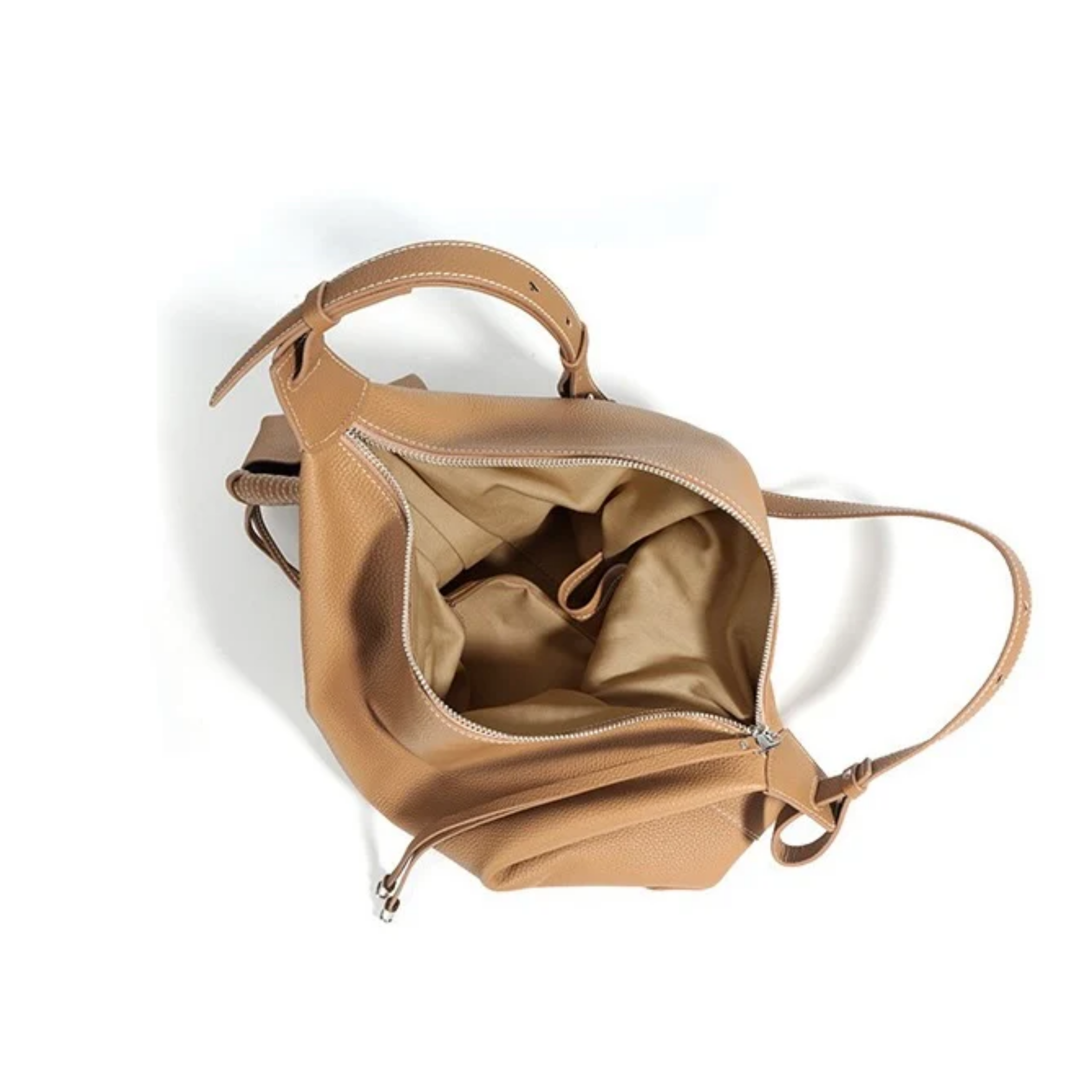 Angela Genuine Leather Minimalist Tote Dumpling Bag Shop Handbag