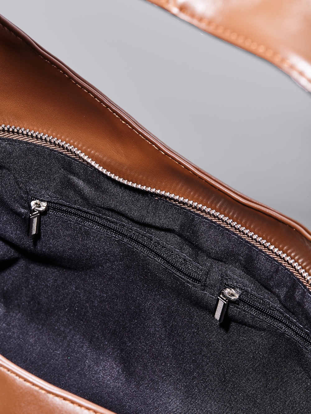 Claire Pocket Vegan Leather Shoulder Bag