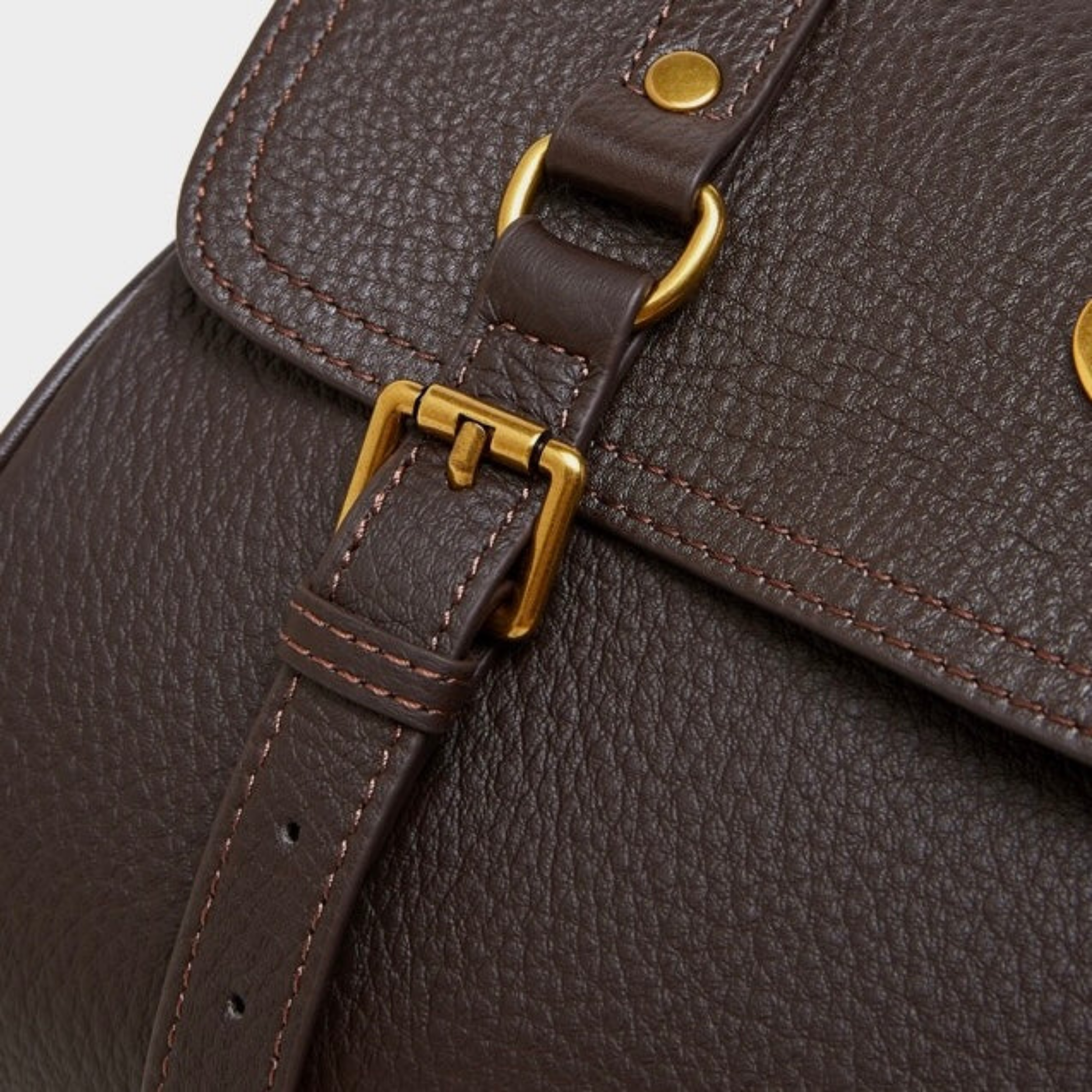 Solévia Geniune Leather Satchel with Braided Handle