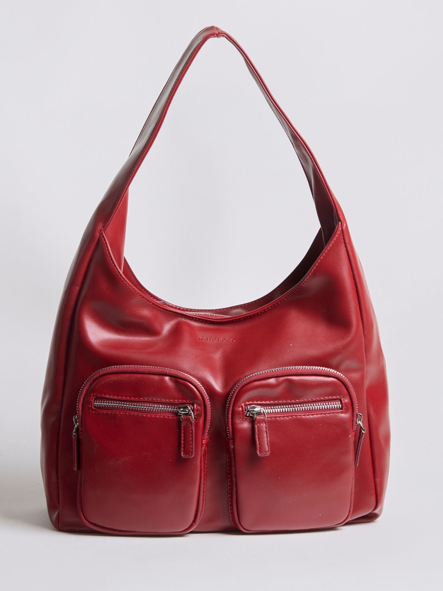 Claire Pocket Vegan Leather Shoulder Bag