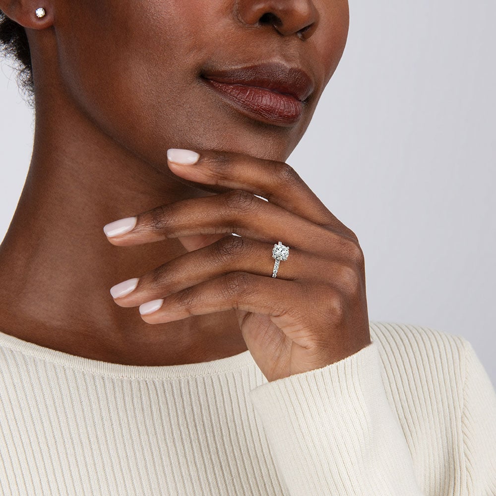 Ethereal Glow Moissanite Ring