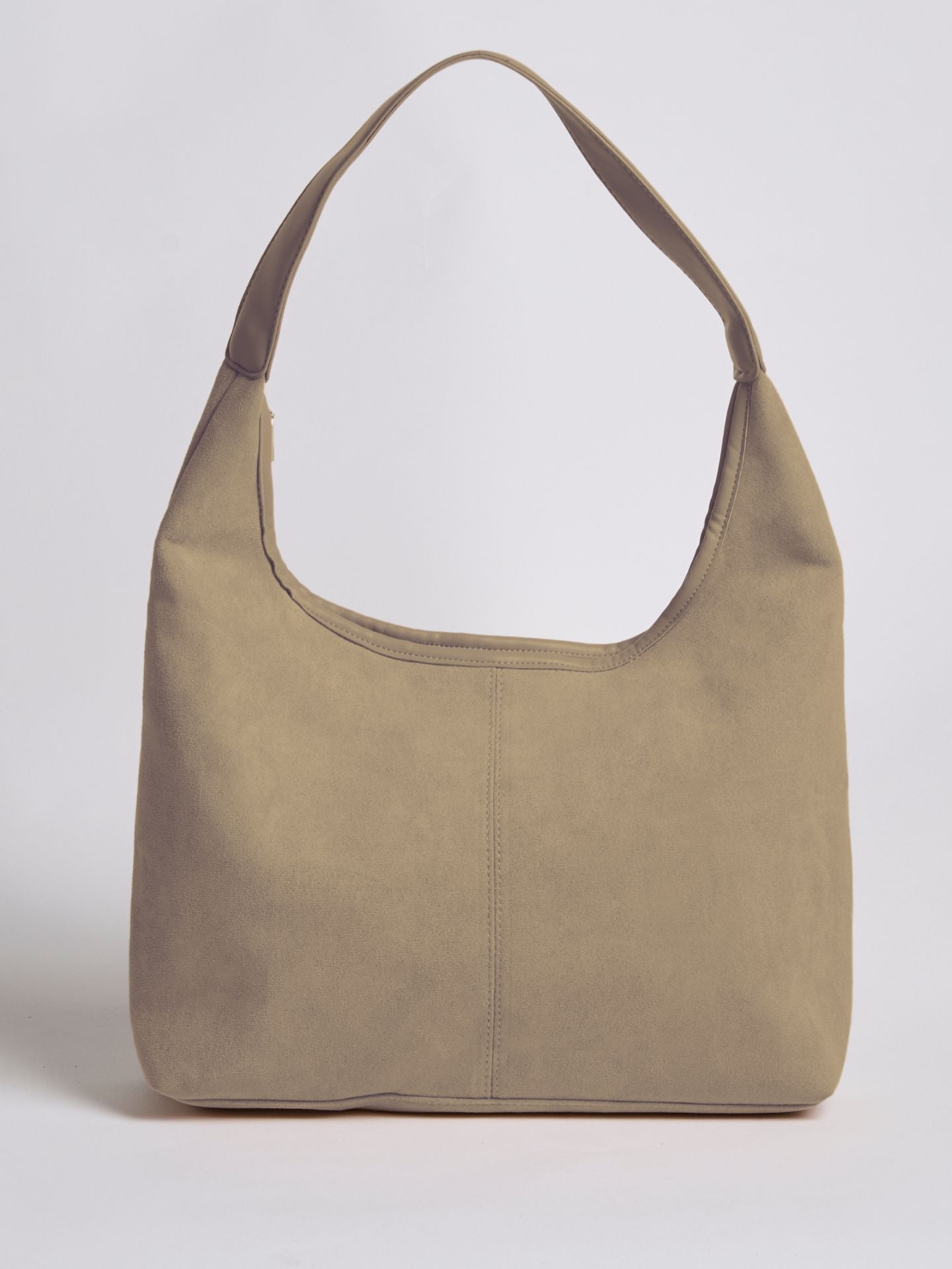 Elegant Vegan Leather Half-Moon Tote