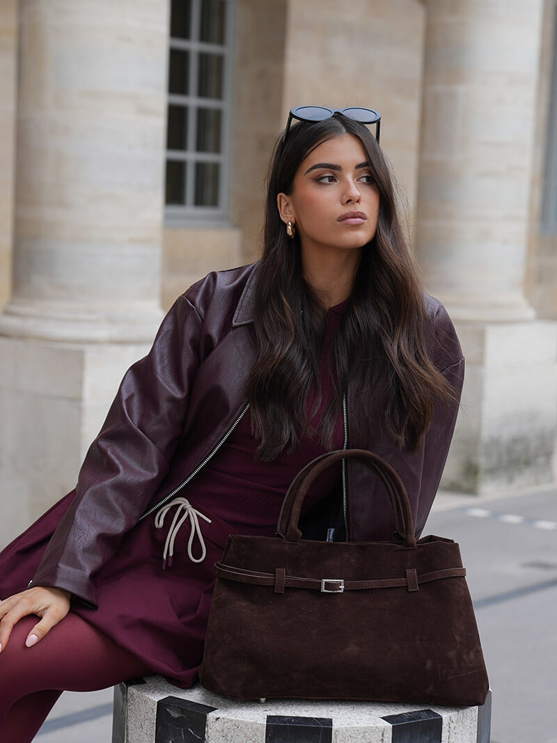 Comelia Suede Tote